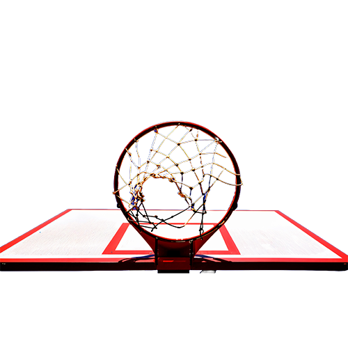 Basketball hoop (rim, net, backboard)